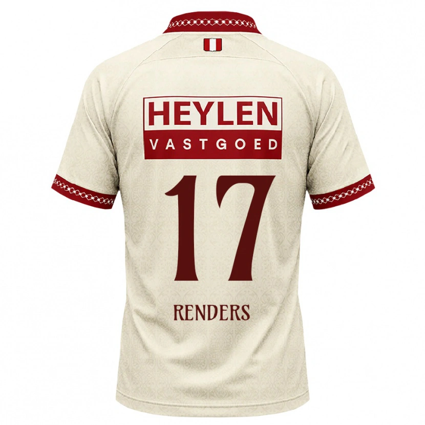 Danxen Hombre Camiseta Semm Renders #17 Beige Rojo 2ª Equipación 2026/27 La Camisa México