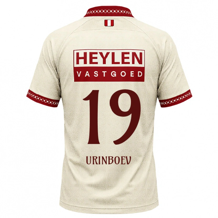 Danxen Hombre Camiseta Mukhammadali Urinboev #19 Beige Rojo 2ª Equipación 2026/27 La Camisa México