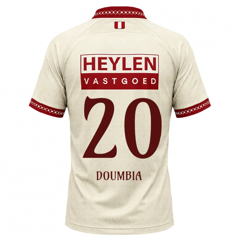 Danxen Hombre Camiseta Mahamadou Doumbia #20 Beige Rojo 2ª Equipación 2026/27 La Camisa México