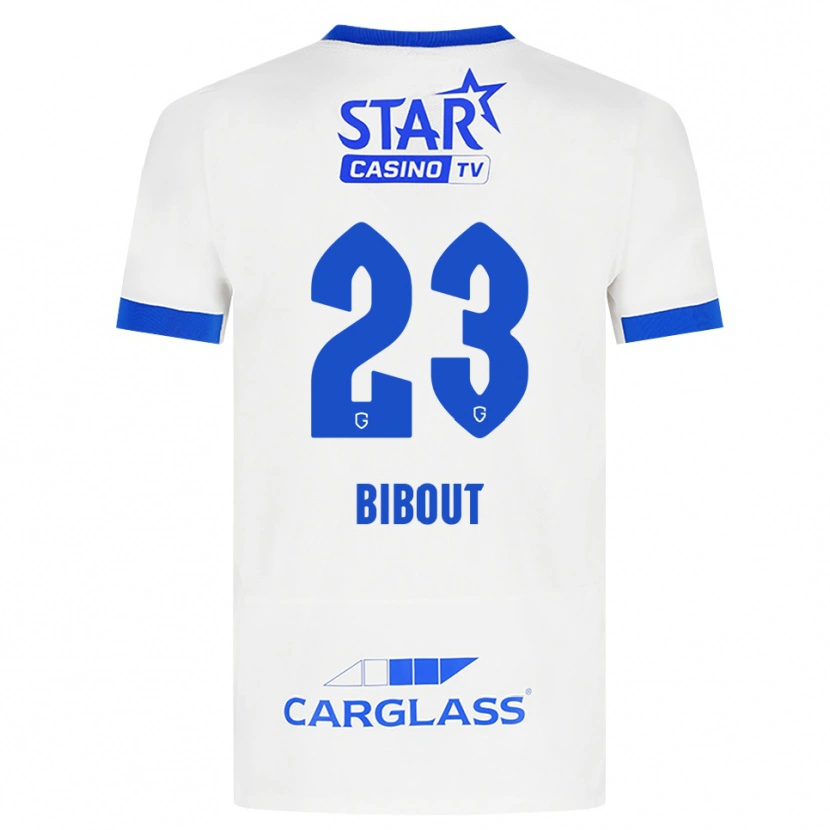 Danxen Hombre Camiseta Aaron Bibout #23 Blanco Azul 2ª Equipación 2026/27 La Camisa México
