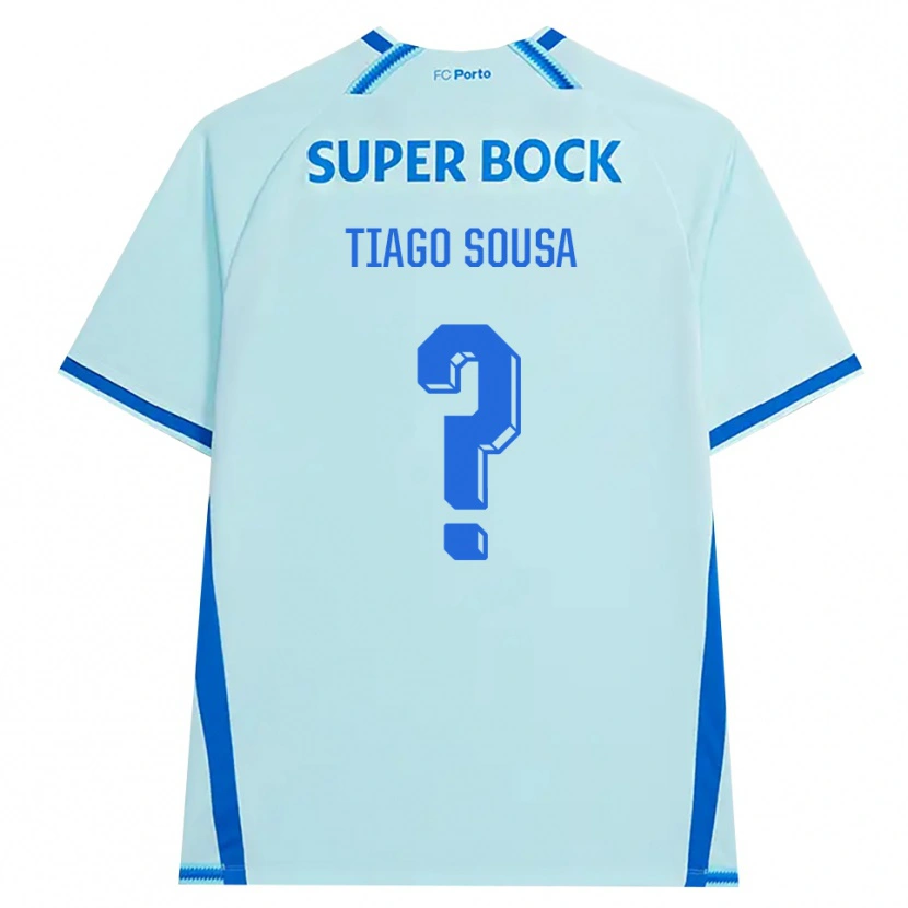 Danxen Hombre Camiseta Tiago Sousa #0 Cianclaro Azul Equipación Tercera 2026/27 La Camisa México