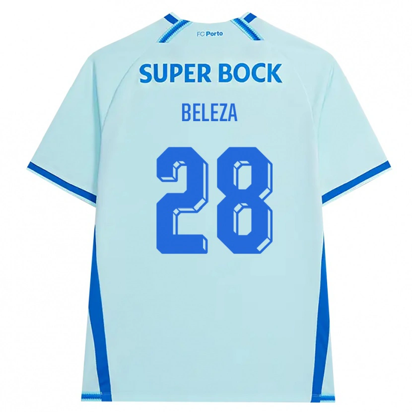 Danxen Hombre Camiseta Tatiana Beleza #28 Cianclaro Azul Equipación Tercera 2026/27 La Camisa México