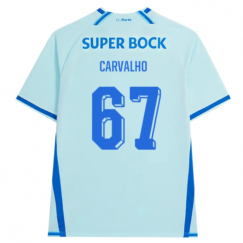 Danxen Hombre Camiseta Guilherme Carvalho #67 Cianclaro Azul Equipación Tercera 2026/27 La Camisa México