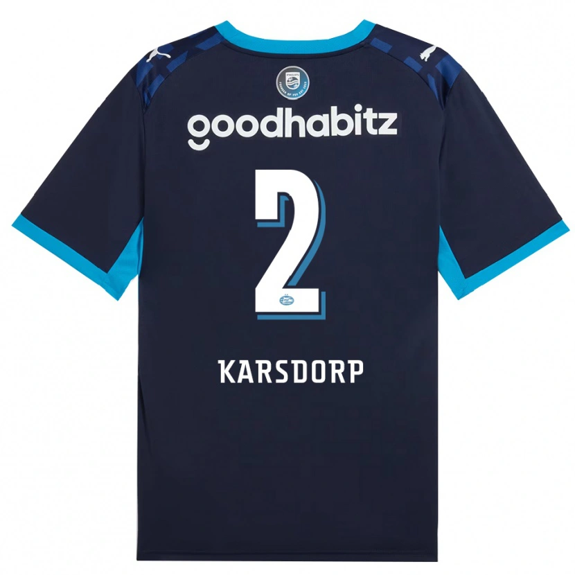 Danxen Hombre Camiseta Rick Karsdorp #2 Azuldodger Azulreal Equipación Tercera 2026/27 La Camisa México