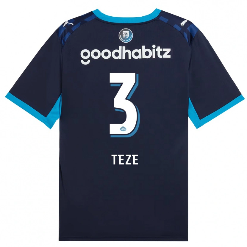 Danxen Hombre Camiseta Jordan Teze #3 Azuldodger Azulreal Equipación Tercera 2026/27 La Camisa México