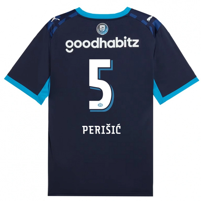 Danxen Hombre Camiseta Ivan Perišić #5 Azuldodger Azulreal Equipación Tercera 2026/27 La Camisa México