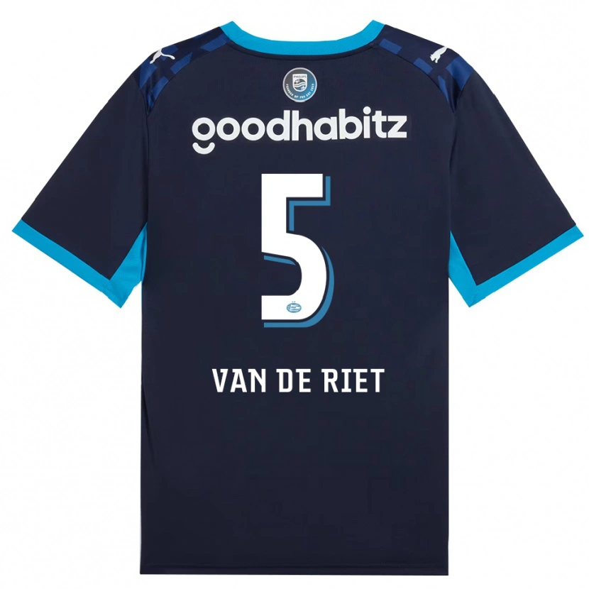 Danxen Hombre Camiseta Raf Van De Riet #5 Azuldodger Azulreal Equipación Tercera 2026/27 La Camisa México