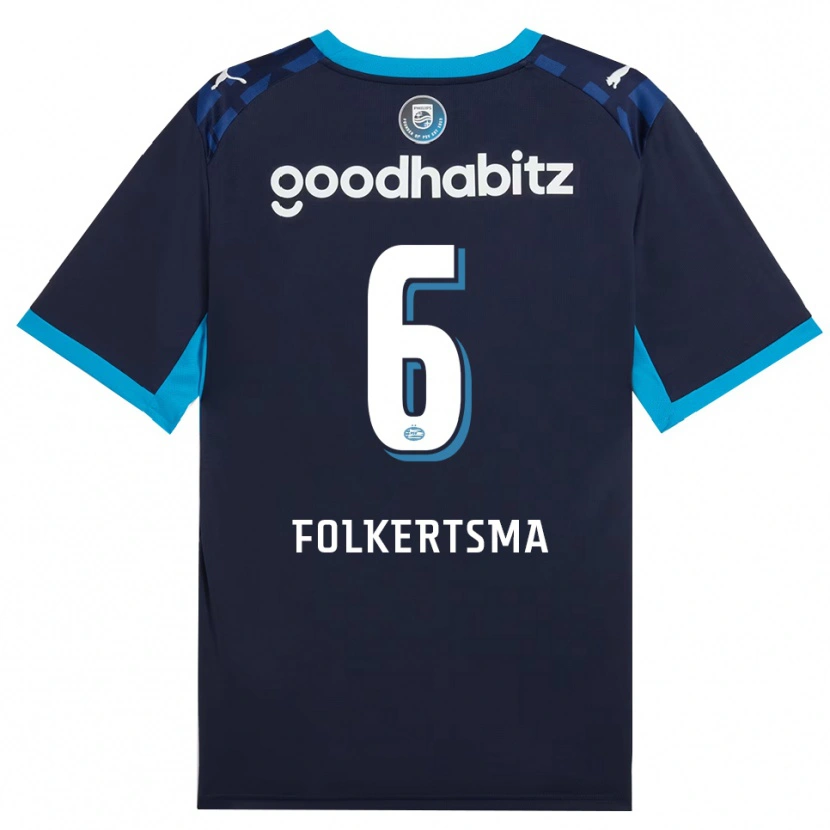Danxen Hombre Camiseta Sisca Folkertsma #6 Azuldodger Azulreal Equipación Tercera 2026/27 La Camisa México