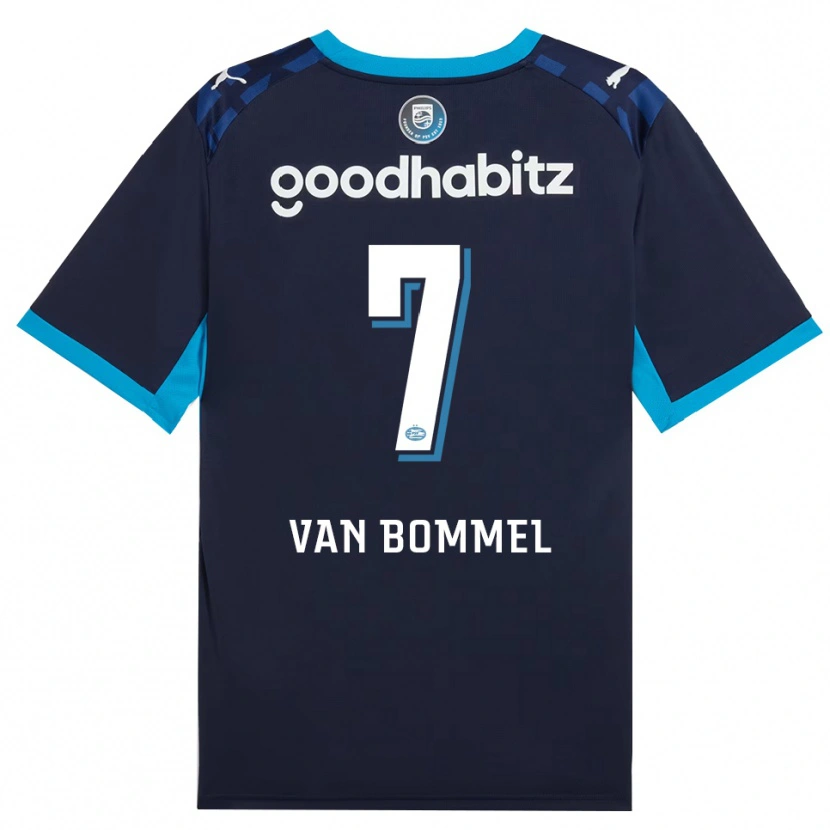 Danxen Hombre Camiseta Ruben Van Bommel #7 Azuldodger Azulreal Equipación Tercera 2026/27 La Camisa México