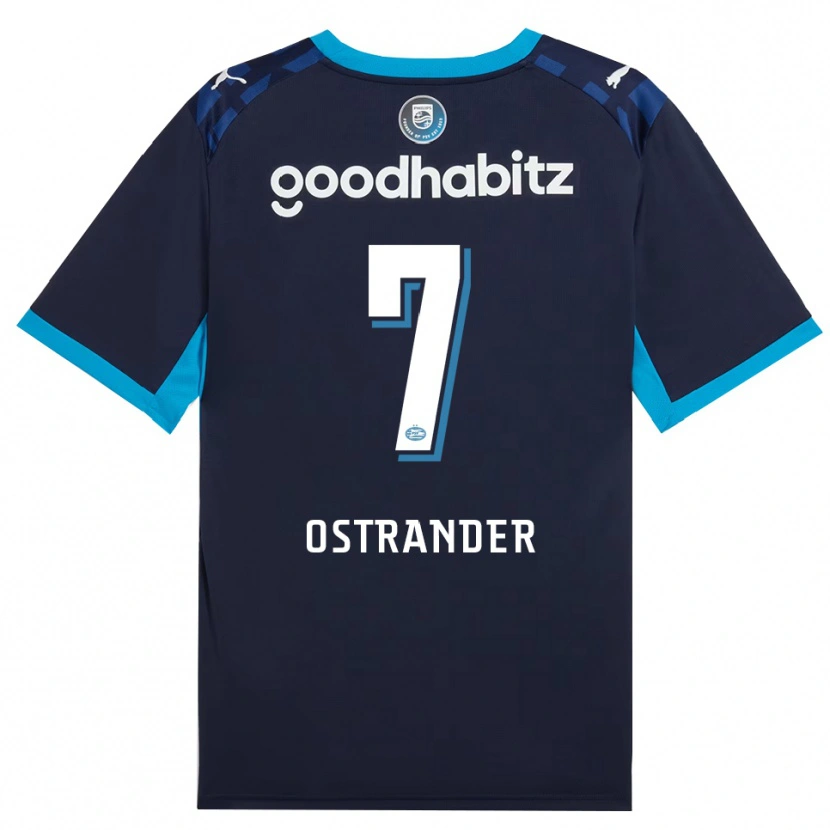 Danxen Hombre Camiseta William Ostrander #7 Azuldodger Azulreal Equipación Tercera 2026/27 La Camisa México