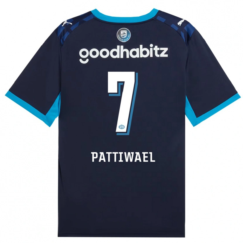 Danxen Hombre Camiseta Naomi Pattiwael #7 Azuldodger Azulreal Equipación Tercera 2026/27 La Camisa México