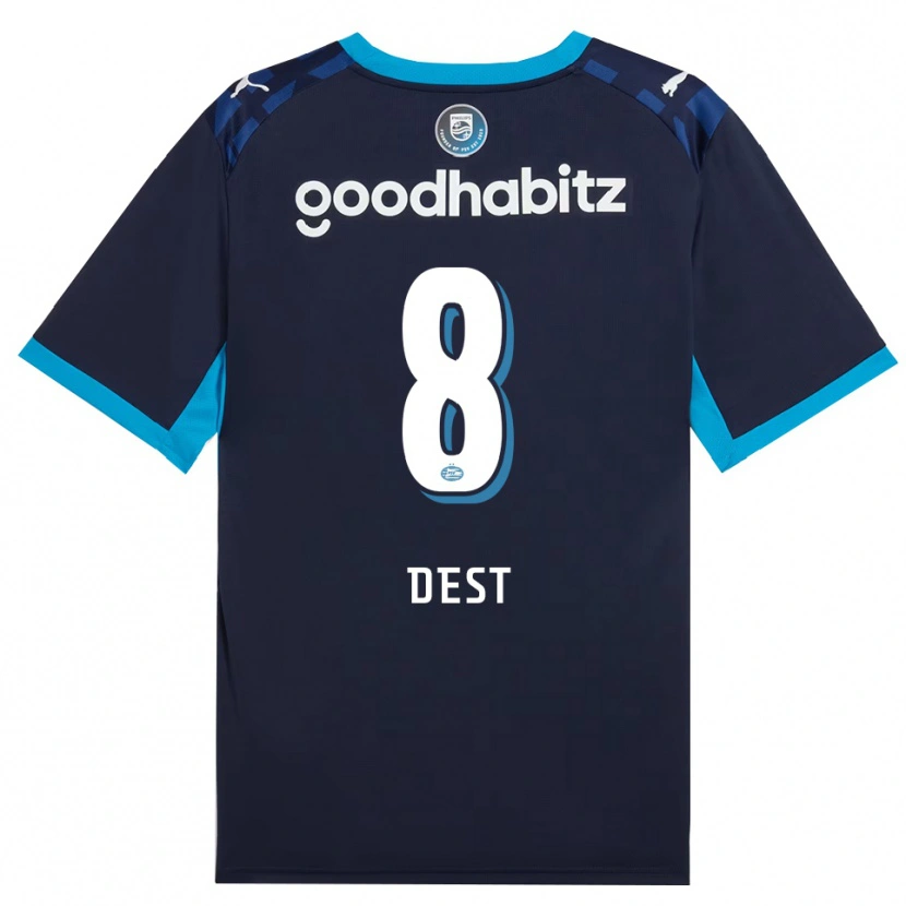 Danxen Hombre Camiseta Sergiño Dest #8 Azuldodger Azulreal Equipación Tercera 2026/27 La Camisa México