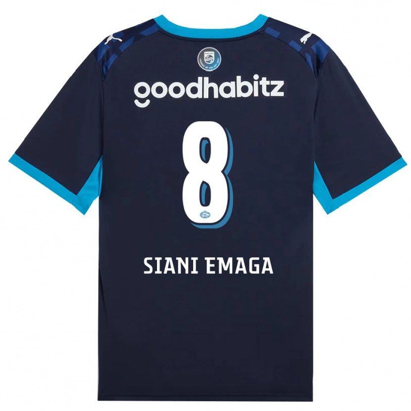 Danxen Hombre Camiseta Ezechiel Siani Emaga #8 Azuldodger Azulreal Equipación Tercera 2026/27 La Camisa México