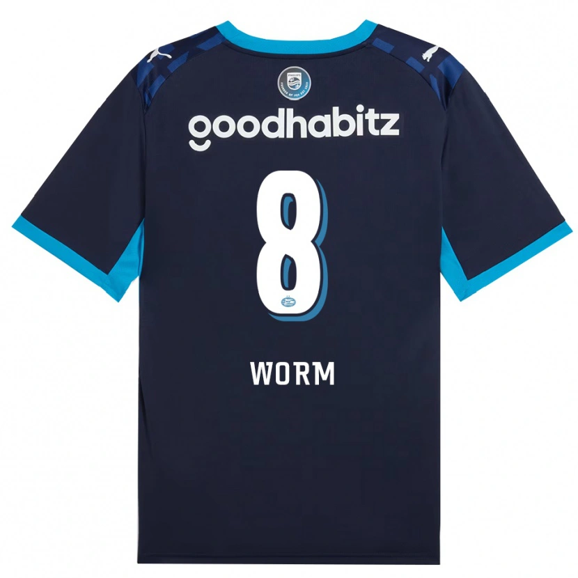 Danxen Hombre Camiseta Siri Worm #8 Azuldodger Azulreal Equipación Tercera 2026/27 La Camisa México