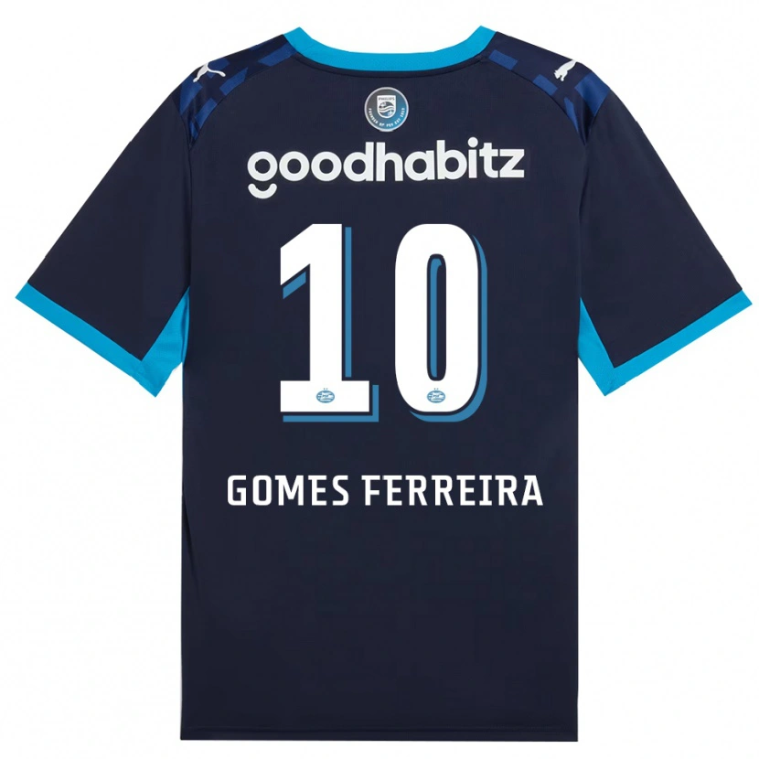 Danxen Hombre Camiseta Damian Gomes Ferreira #10 Azuldodger Azulreal Equipación Tercera 2026/27 La Camisa México