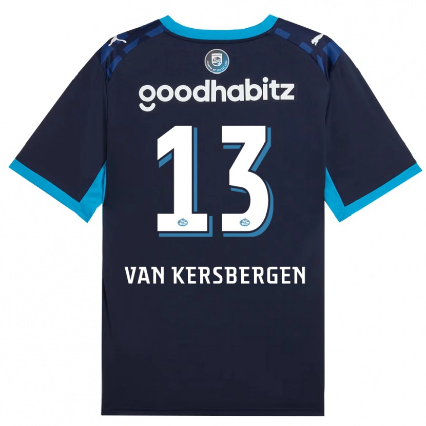 Danxen Hombre Camiseta Sander Van Kersbergen #13 Azuldodger Azulreal Equipación Tercera 2026/27 La Camisa México