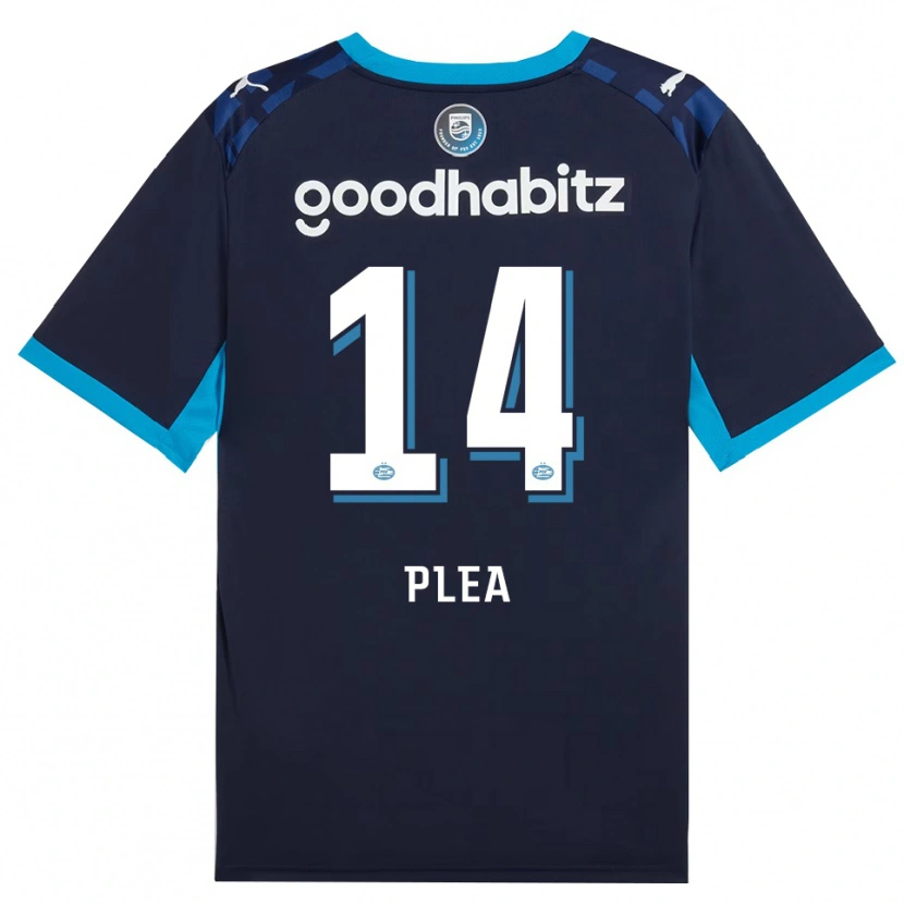 Danxen Hombre Camiseta Alassane Pléa #14 Azuldodger Azulreal Equipación Tercera 2026/27 La Camisa México