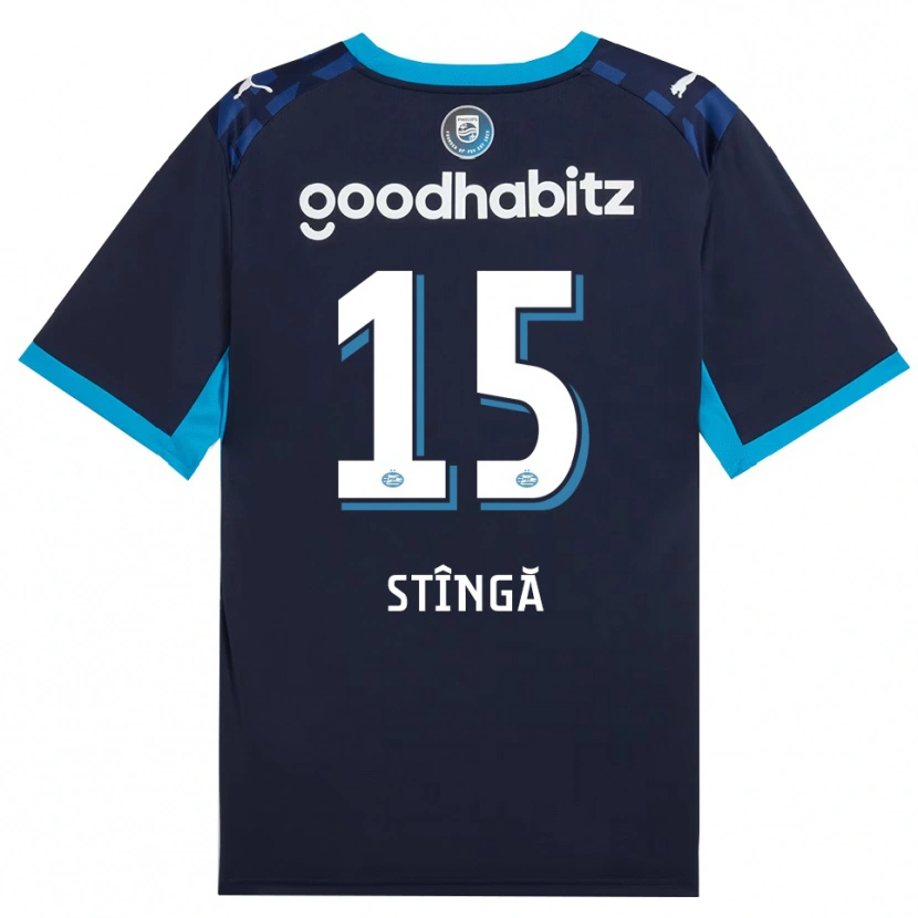Danxen Hombre Camiseta Lucas Stîngă #15 Azuldodger Azulreal Equipación Tercera 2026/27 La Camisa México