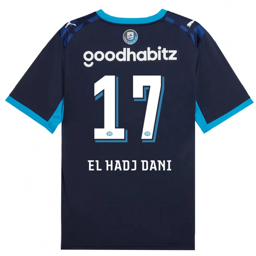 Danxen Hombre Camiseta Soudais El Hadj Dani #17 Azuldodger Azulreal Equipación Tercera 2026/27 La Camisa México