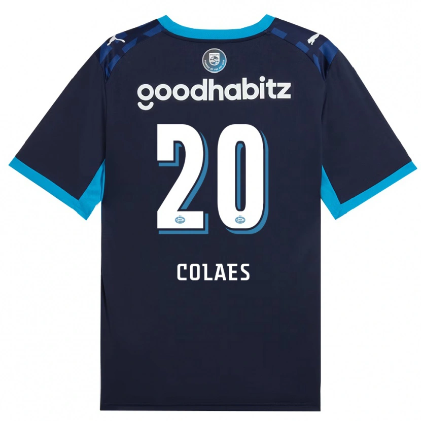 Danxen Hombre Camiseta Jonas Colaes #20 Azuldodger Azulreal Equipación Tercera 2026/27 La Camisa México