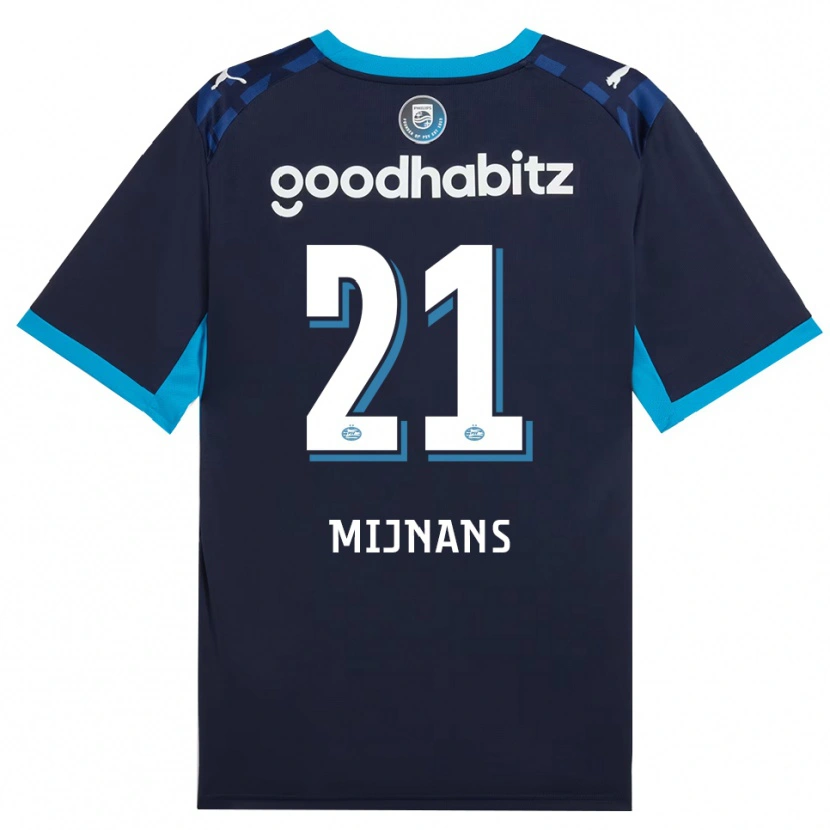 Danxen Hombre Camiseta Sven Mijnans #21 Azuldodger Azulreal Equipación Tercera 2026/27 La Camisa México