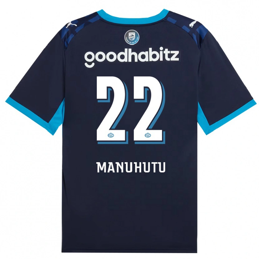 Danxen Hombre Camiseta Rivas Manuhutu #22 Azuldodger Azulreal Equipación Tercera 2026/27 La Camisa México