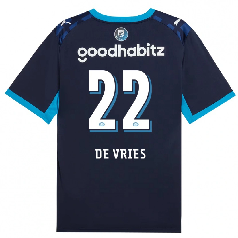 Danxen Hombre Camiseta Lyam De Vries #22 Azuldodger Azulreal Equipación Tercera 2026/27 La Camisa México