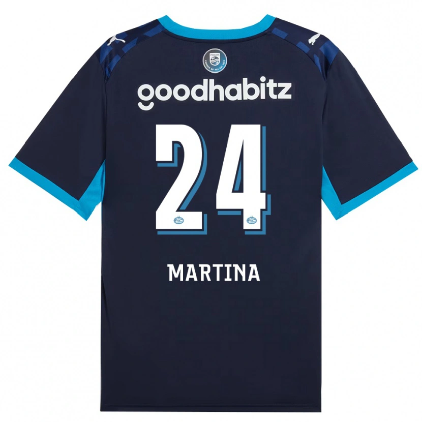 Danxen Hombre Camiseta Shijona Martina #24 Azuldodger Azulreal Equipación Tercera 2026/27 La Camisa México