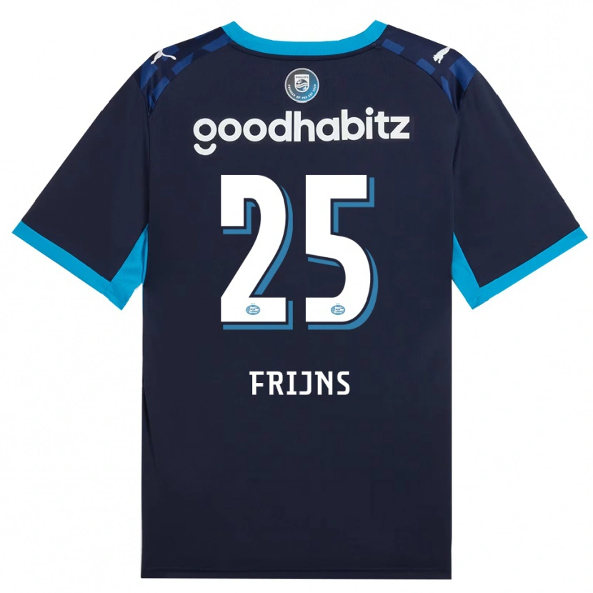 Danxen Hombre Camiseta Emma Frijns #25 Azuldodger Azulreal Equipación Tercera 2026/27 La Camisa México