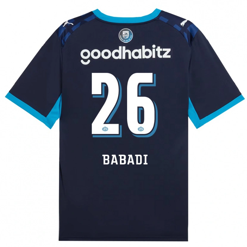 Danxen Hombre Camiseta Isaac Babadi #26 Azuldodger Azulreal Equipación Tercera 2026/27 La Camisa México