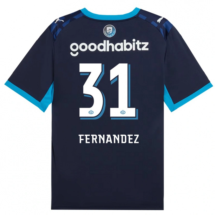 Danxen Hombre Camiseta Noah Fernandez #31 Azuldodger Azulreal Equipación Tercera 2026/27 La Camisa México