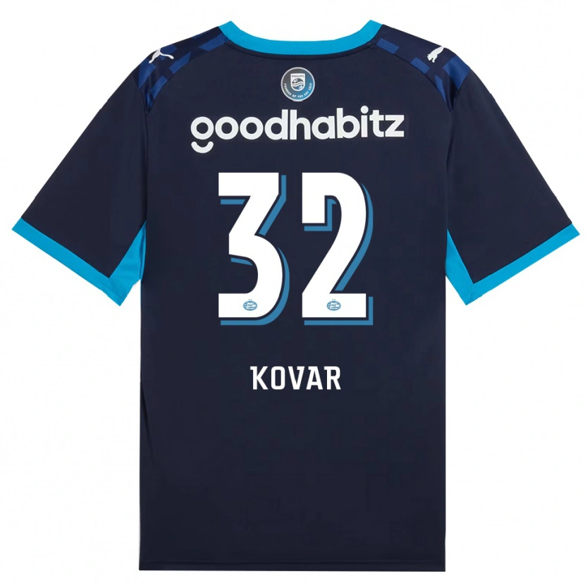 Danxen Hombre Camiseta Matej Kovar #32 Azuldodger Azulreal Equipación Tercera 2026/27 La Camisa México