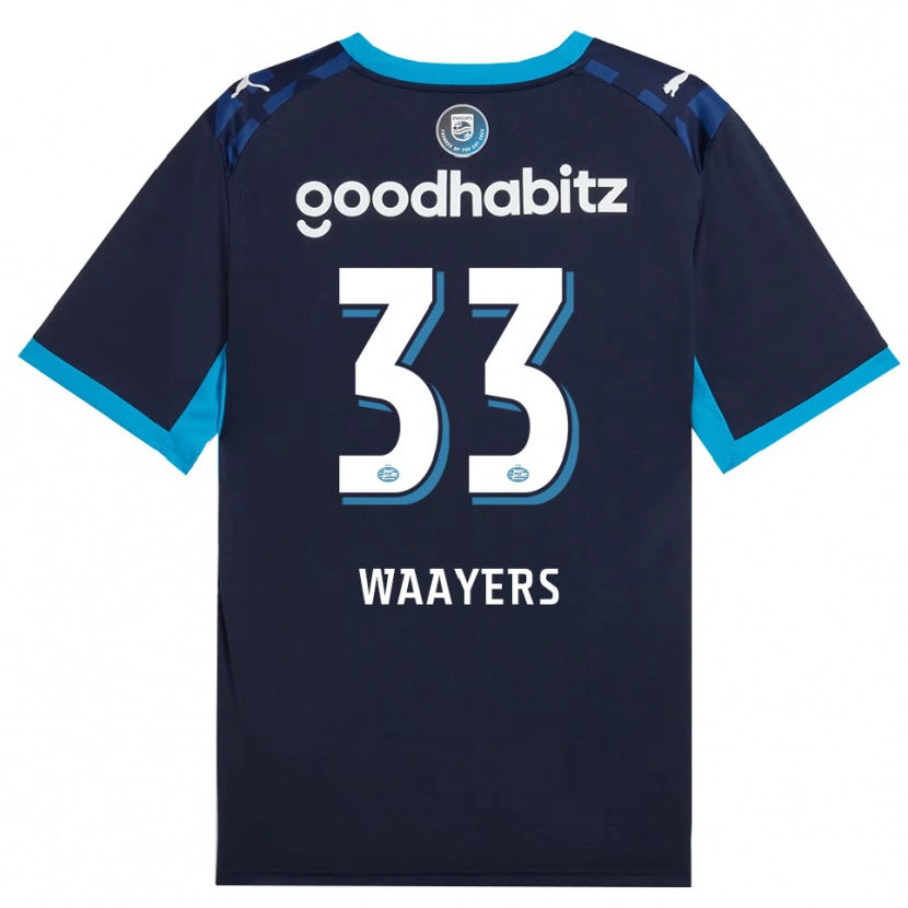 Danxen Hombre Camiseta Eus Waayers #33 Azuldodger Azulreal Equipación Tercera 2026/27 La Camisa México