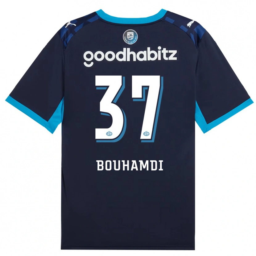 Danxen Hombre Camiseta Amir Bouhamdi #37 Azuldodger Azulreal Equipación Tercera 2026/27 La Camisa México
