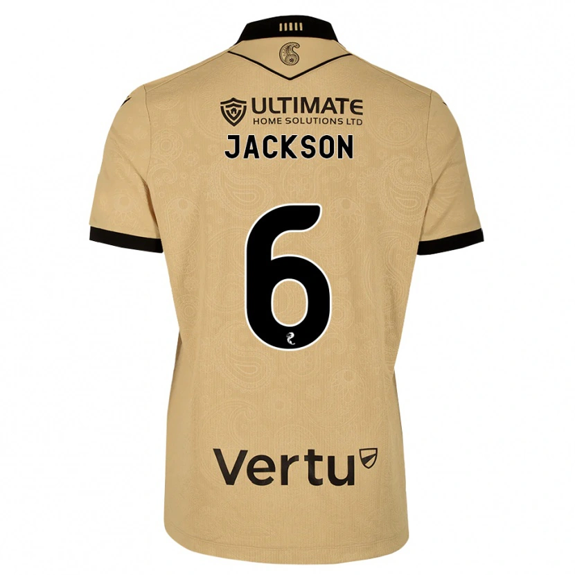 Danxen Hombre Camiseta Louis Jackson #6 Madera De Burlón Negro 2ª Equipación 2026/27 La Camisa México