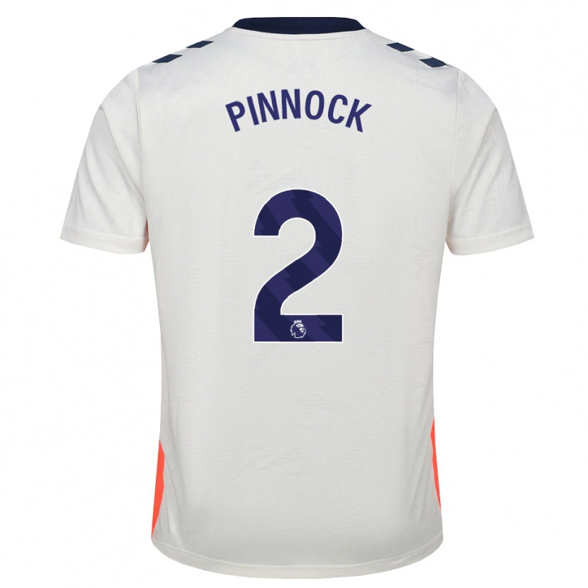 Danxen Hombre Camiseta Ethan Pinnock #2 Blanco Naranja Azul Real 2ª Equipación 2026/27 La Camisa México