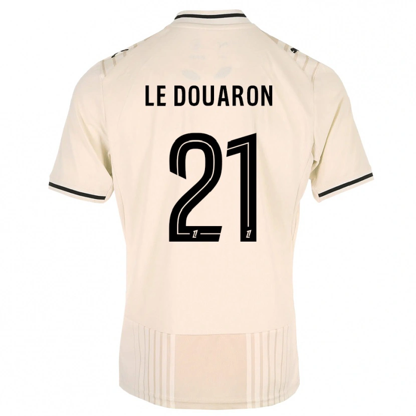 Danxen Hombre Camiseta Jérémy Le Douaron #21 Encaje Antiguo Negro Blanco Antique 2ª Equipación 2026/27 La Camisa México