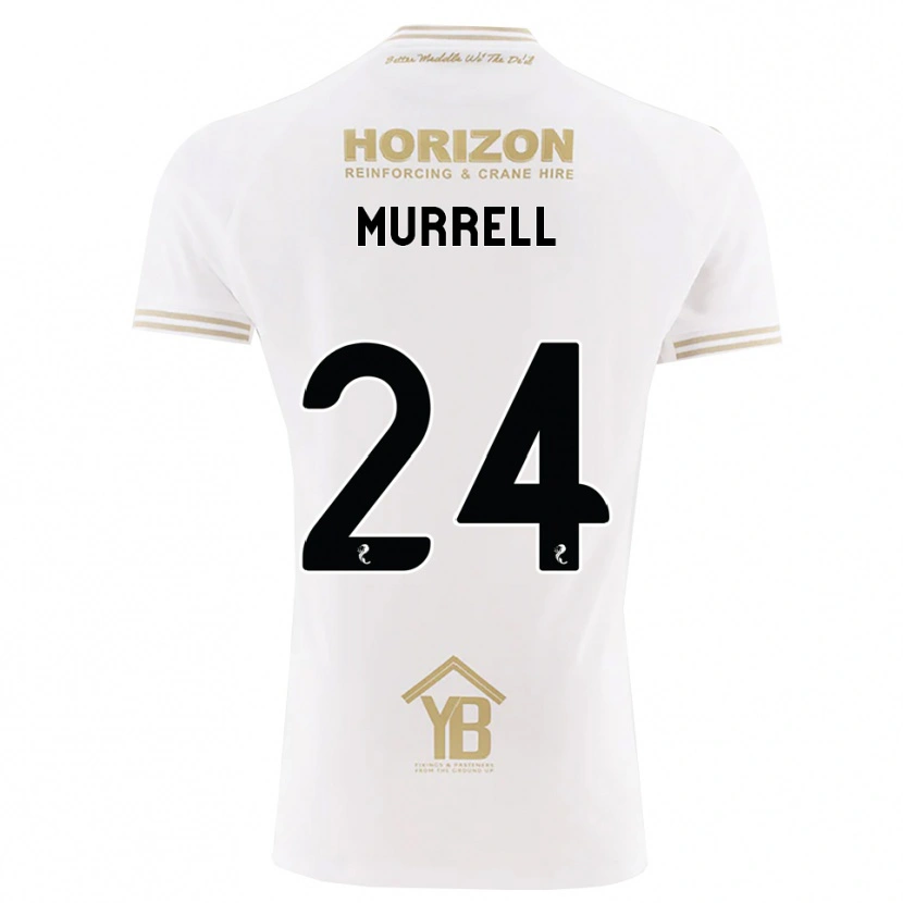 Danxen Mujer Camiseta Jacob Murrell #24 Trigo Blanco 2ª Equipación 2026/27 La Camisa México