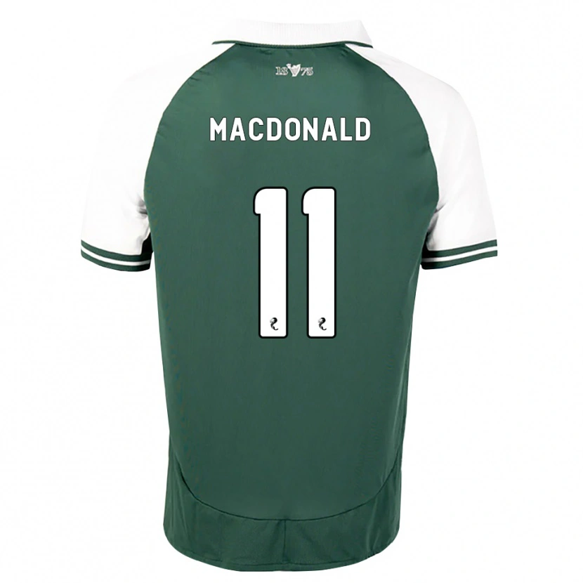 Danxen Mujer Camiseta Callum Macdonald #11 Verde Marino Blanco 1ª Equipación 2026/27 La Camisa México