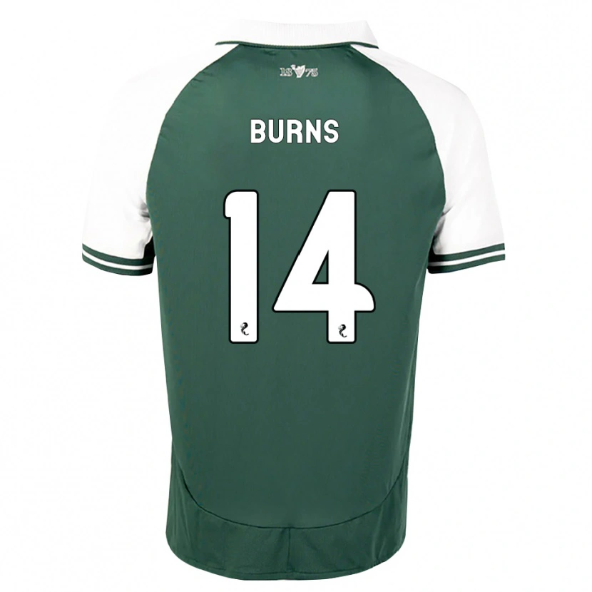 Danxen Mujer Camiseta Alisdair Burns #14 Verde Marino Blanco 1ª Equipación 2026/27 La Camisa México