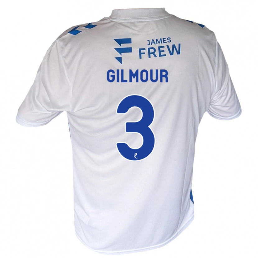 Danxen Mujer Camiseta Josh Gilmour #3 Azul Real Blanco 1ª Equipación 2026/27 La Camisa México