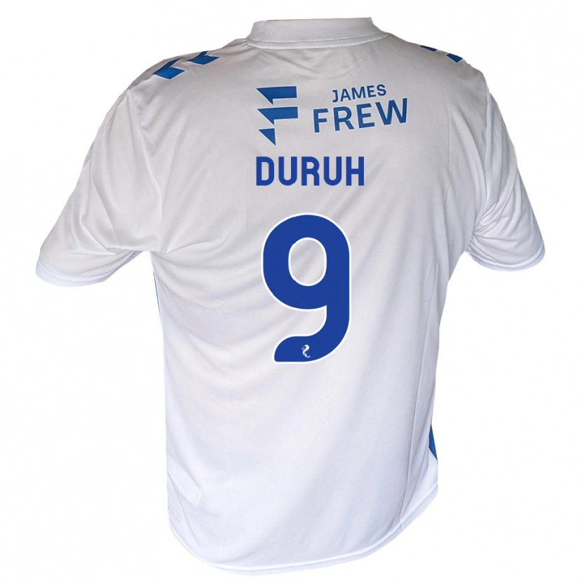 Danxen Mujer Camiseta Samuel Duruh #9 Azul Real Blanco 1ª Equipación 2026/27 La Camisa México