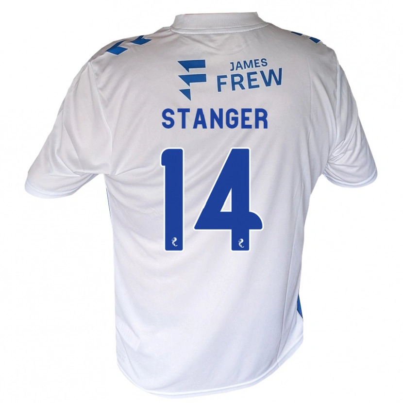 Danxen Mujer Camiseta George Stanger #14 Azul Real Blanco 1ª Equipación 2026/27 La Camisa México