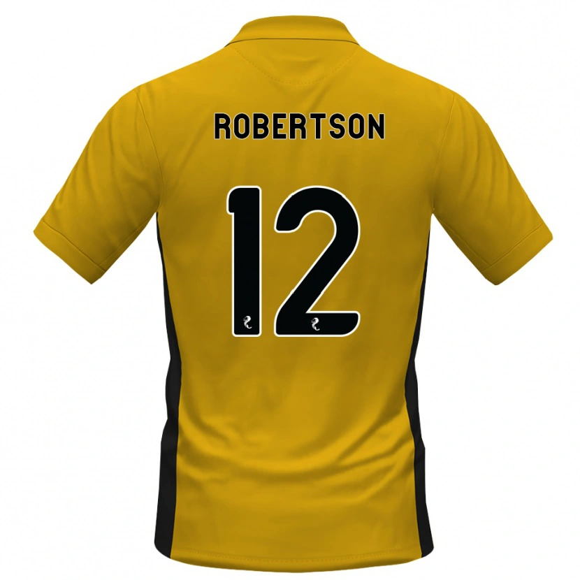 Danxen Mujer Camiseta Mitchell Robertson #12 Naranja Negro 1ª Equipación 2026/27 La Camisa México