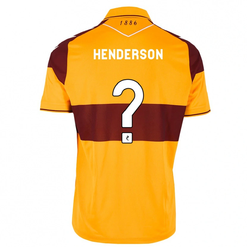 Danxen Mujer Camiseta Jude Henderson #0 Granate Naranja 1ª Equipación 2026/27 La Camisa México