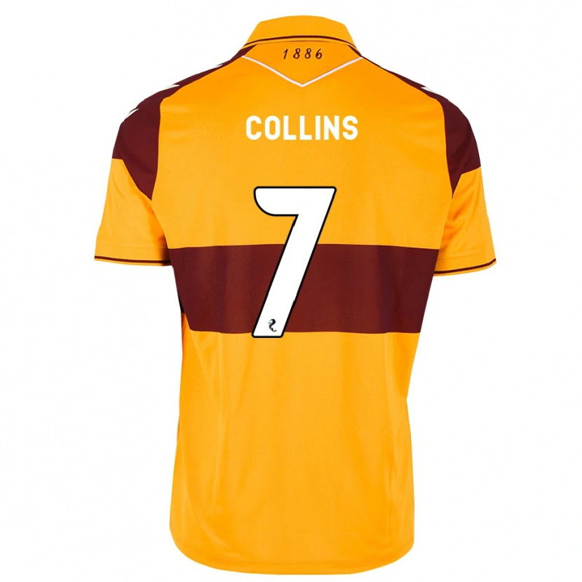 Danxen Mujer Camiseta Bailley Collins #7 Granate Naranja 1ª Equipación 2026/27 La Camisa México