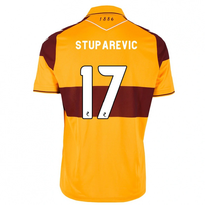 Danxen Mujer Camiseta Filip Stuparevic #17 Granate Naranja 1ª Equipación 2026/27 La Camisa México