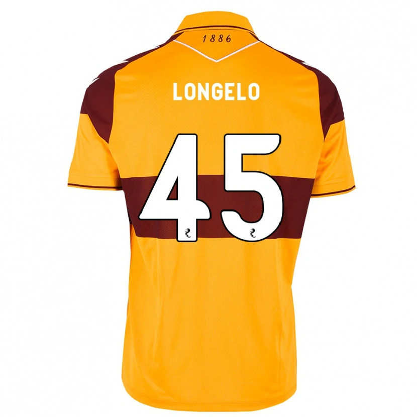 Danxen Mujer Camiseta Emmanuel Longelo #45 Granate Naranja 1ª Equipación 2026/27 La Camisa México