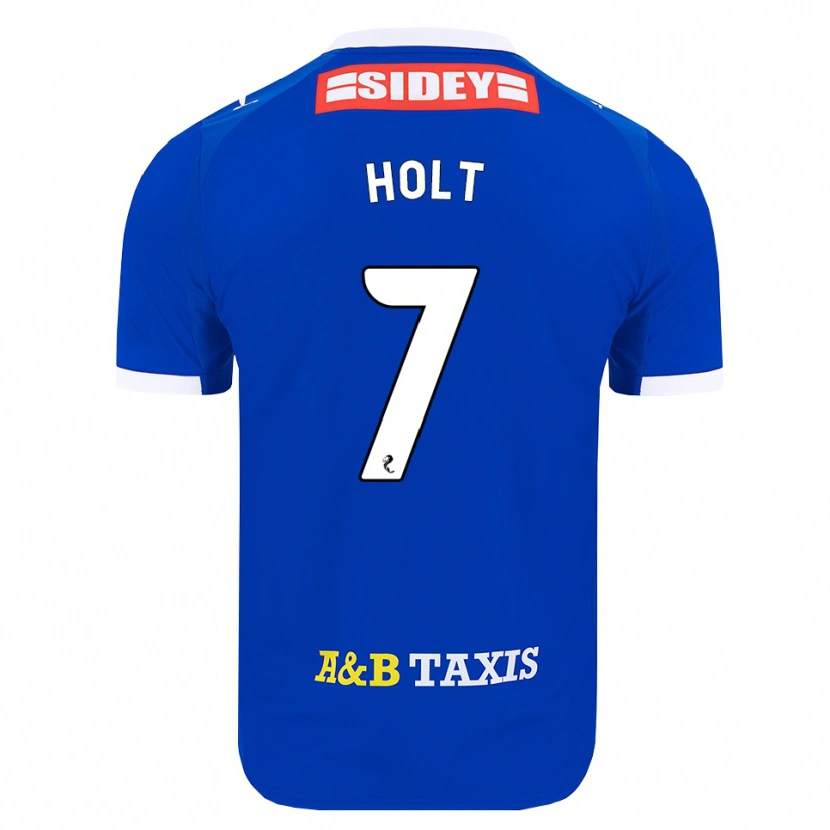 Danxen Mujer Camiseta Jason Holt #7 Azul Rojo Amarillo 1ª Equipación 2026/27 La Camisa México