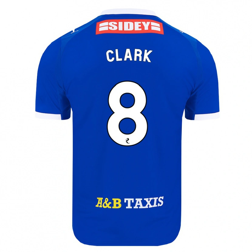 Danxen Mujer Camiseta Hannah Clark #8 Azul Rojo Amarillo 1ª Equipación 2026/27 La Camisa México